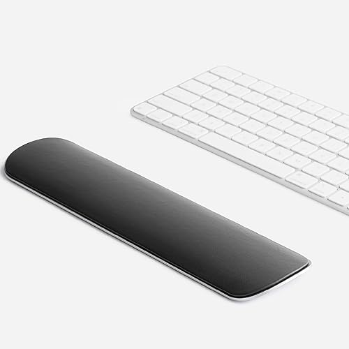 HumanCentric Reposamuñecas para teclado, soporte de muñeca para teclado mágico de Apple, accesorios de escritorio de oficina en aluminio gris