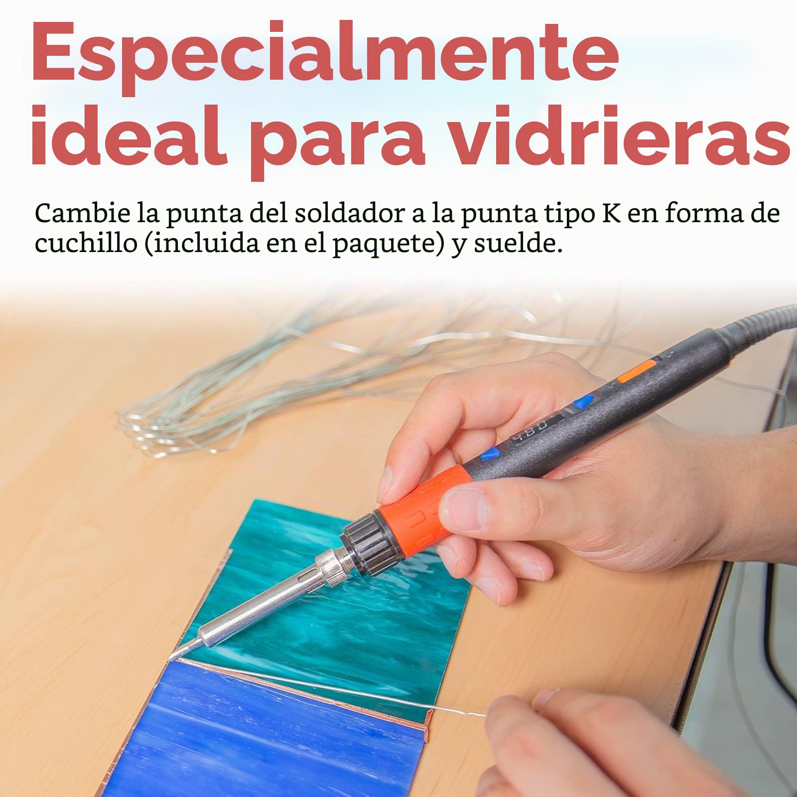 YIHUA 928D-III 110W Soldador digital portátil con función de estabilización de temperatura y pantalla LED para soldadura y soldadura de vidrieras (BE)