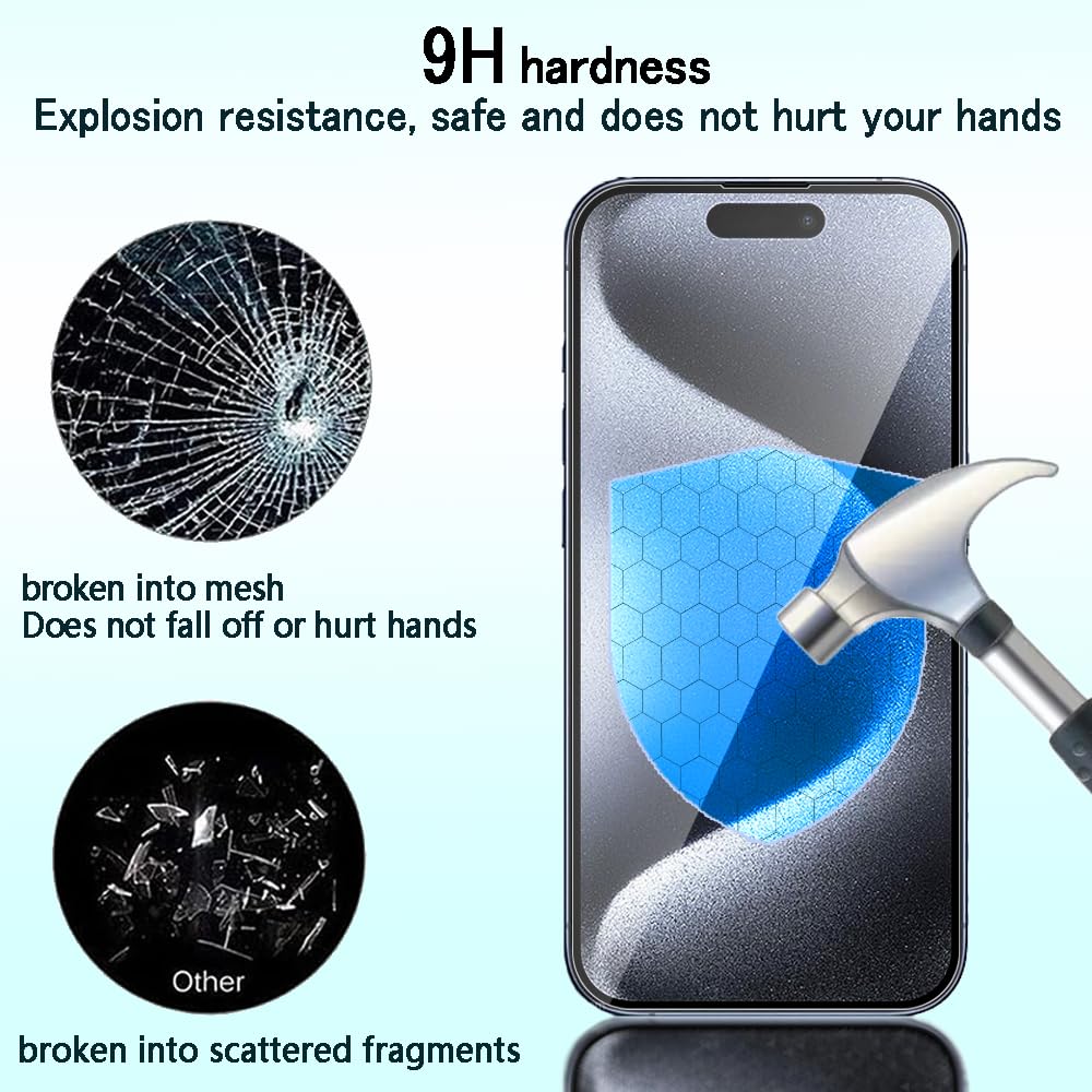 3 Piezas De Protector De Pantalla De Vidrio Templado