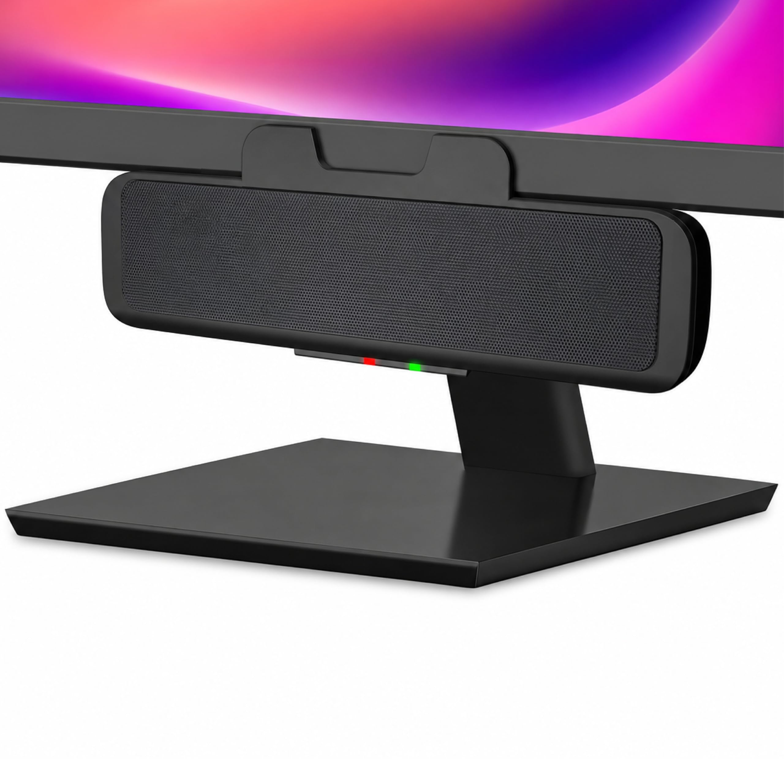 Cyber Acoustics CA-2890 USB Speaker Bar, 10W, Clip-On Monitor Mount Design