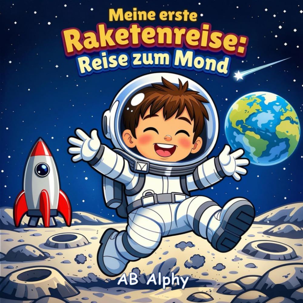 Meine erste Raketenreise: Reise zum Mond: Ein magisches Mondabenteuer für kleine Entdecker: 3
