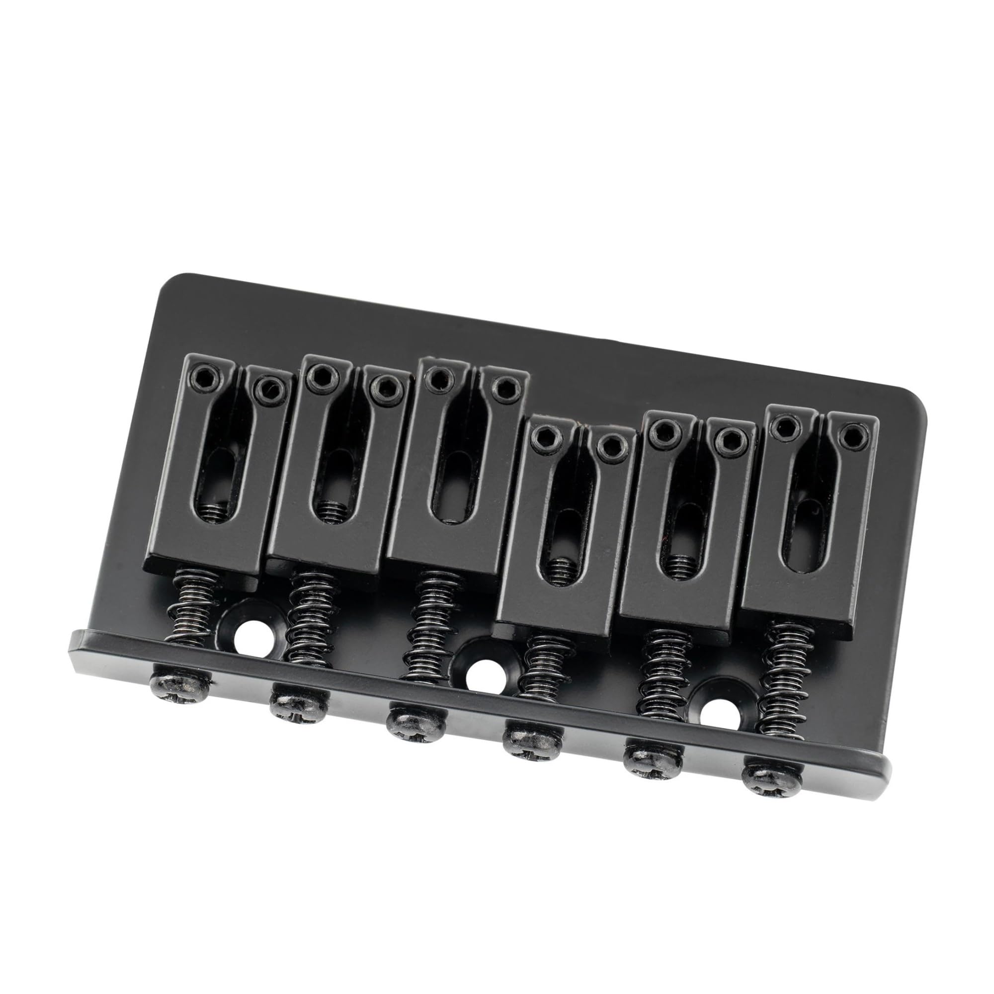 Mostek Strunowy O Średnicy 52.5 Mm Z Twardym Ogonem Stały Bez Tremolo Do Gitar Elektrycznych Mostek Gitarowy(Bk)