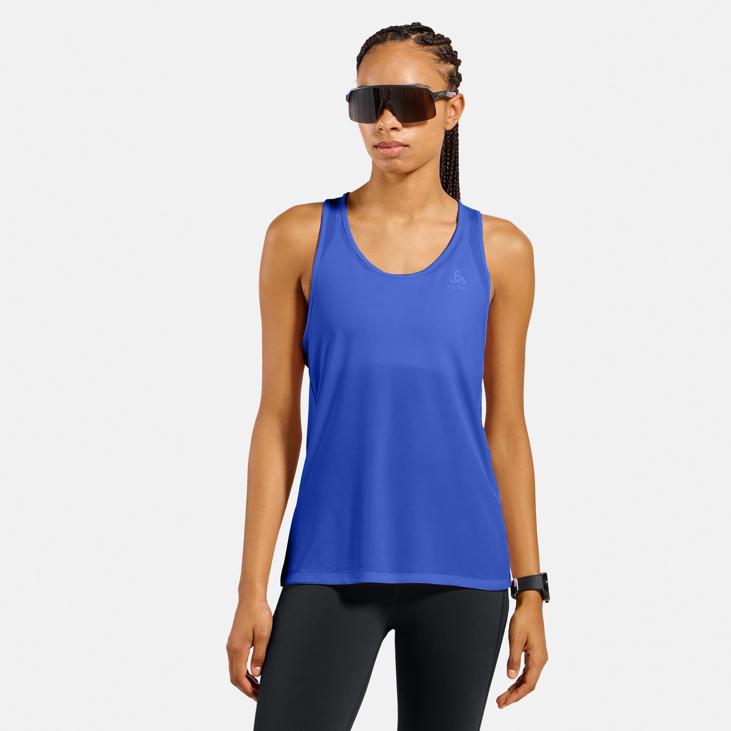 Odlo Damska koszulka do biegania Essential Tanktop | Koszulka bez rękawów do biegania i fitnessu