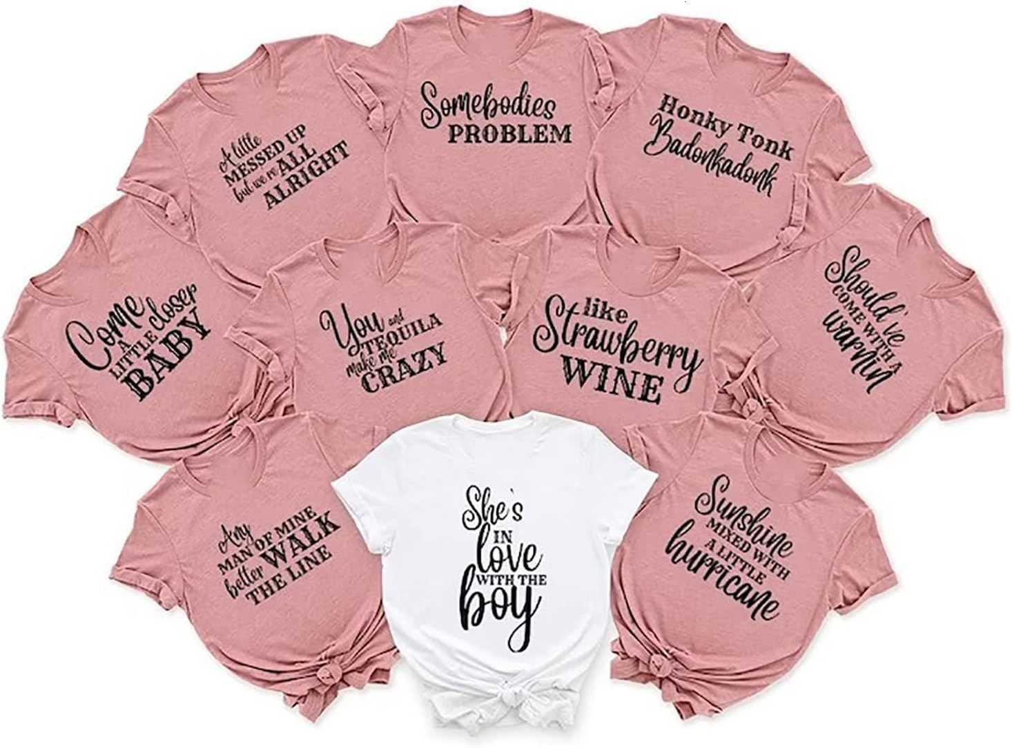 Country Music Themed Bridal Party, Nashville Bridal Party