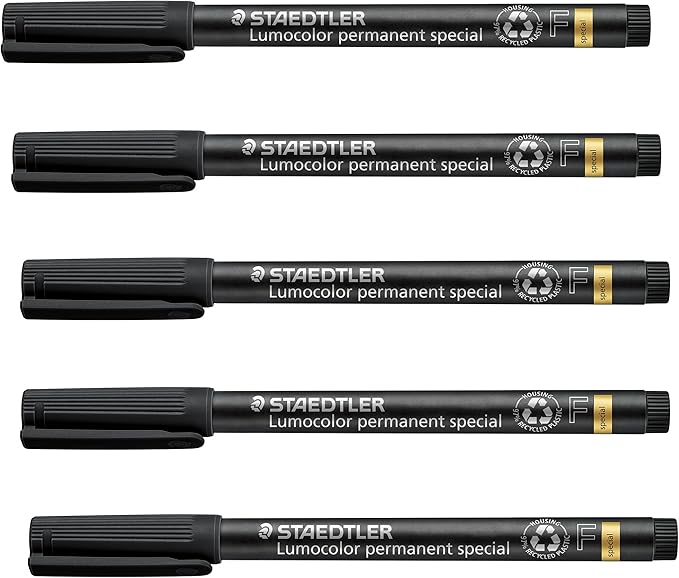 Staedtler Lumocolor Special FTip Pen with 5 Waterproof Permanent