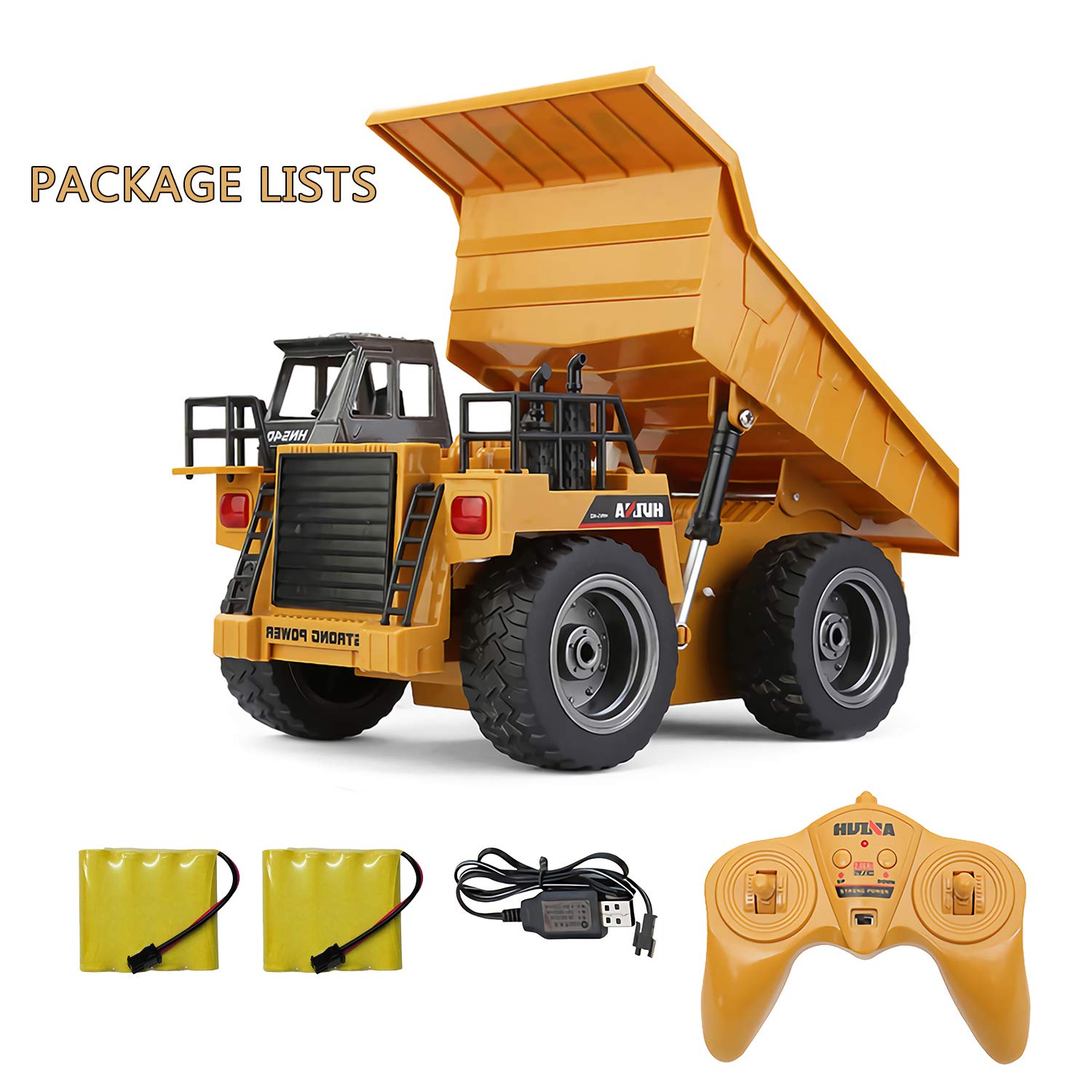 TEMA1985 Remote Control Construction Dump Truck,1/18 Scale Full