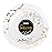 Plasticpro White Plastic Design Party Plates Premium heavyweight Elegant Disposable Tableware Dishes (32, Spring Collection Gold)