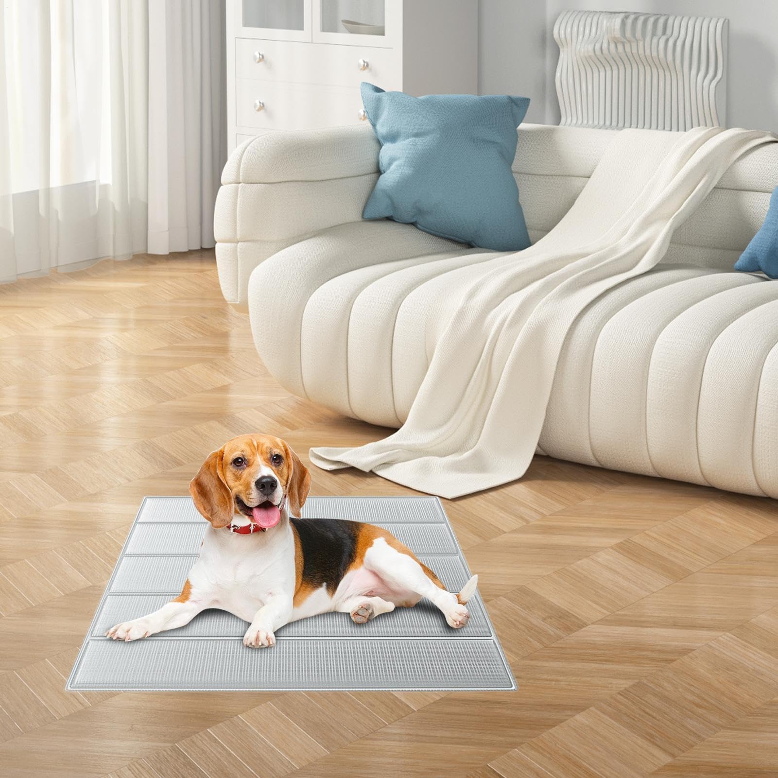 Feng Shui， Podkładka chłodząca dla psa | Składana podkładka chłodząca do spania dla kota, odporna na zarysowania, szczelna konstrukcja, artykuły dla zwierząt do klatki samochodowej na zewnątrz