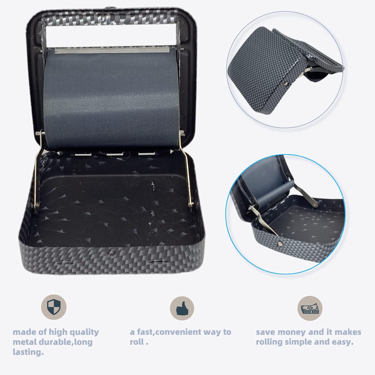 70mm Black Adjustable Automatic Roller Box : Tools & Home Improvement