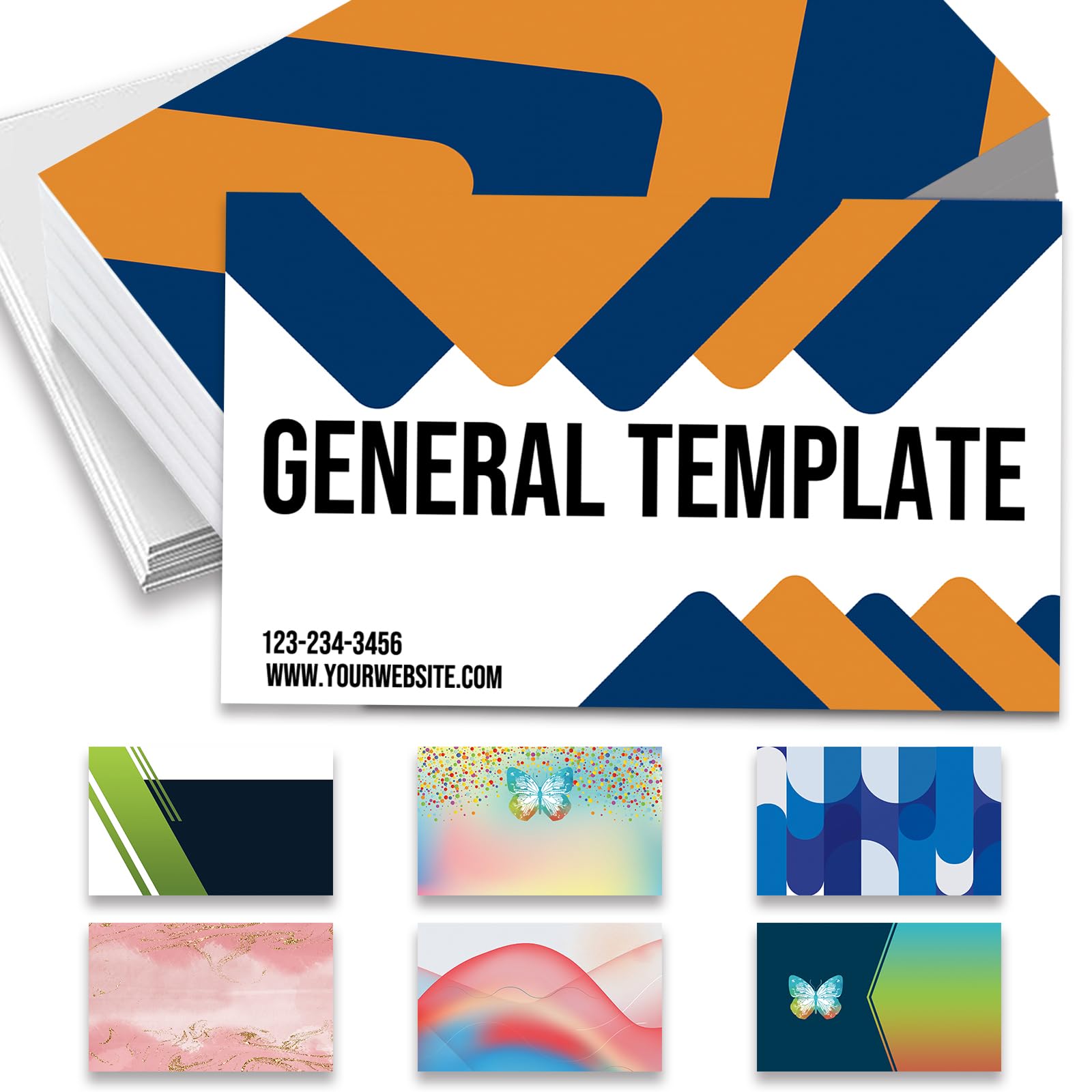 Custom Business Cards Personalized with Logo Customized Business Cards Printable Card 1000 500 200 100 Front and Back for Small Business Double-sided