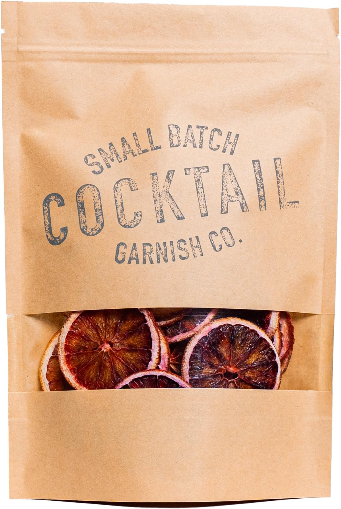 Cocktail Garnish Co. Dehydrated Blood Orange Wheels, 2.5oz, 26+ Slices