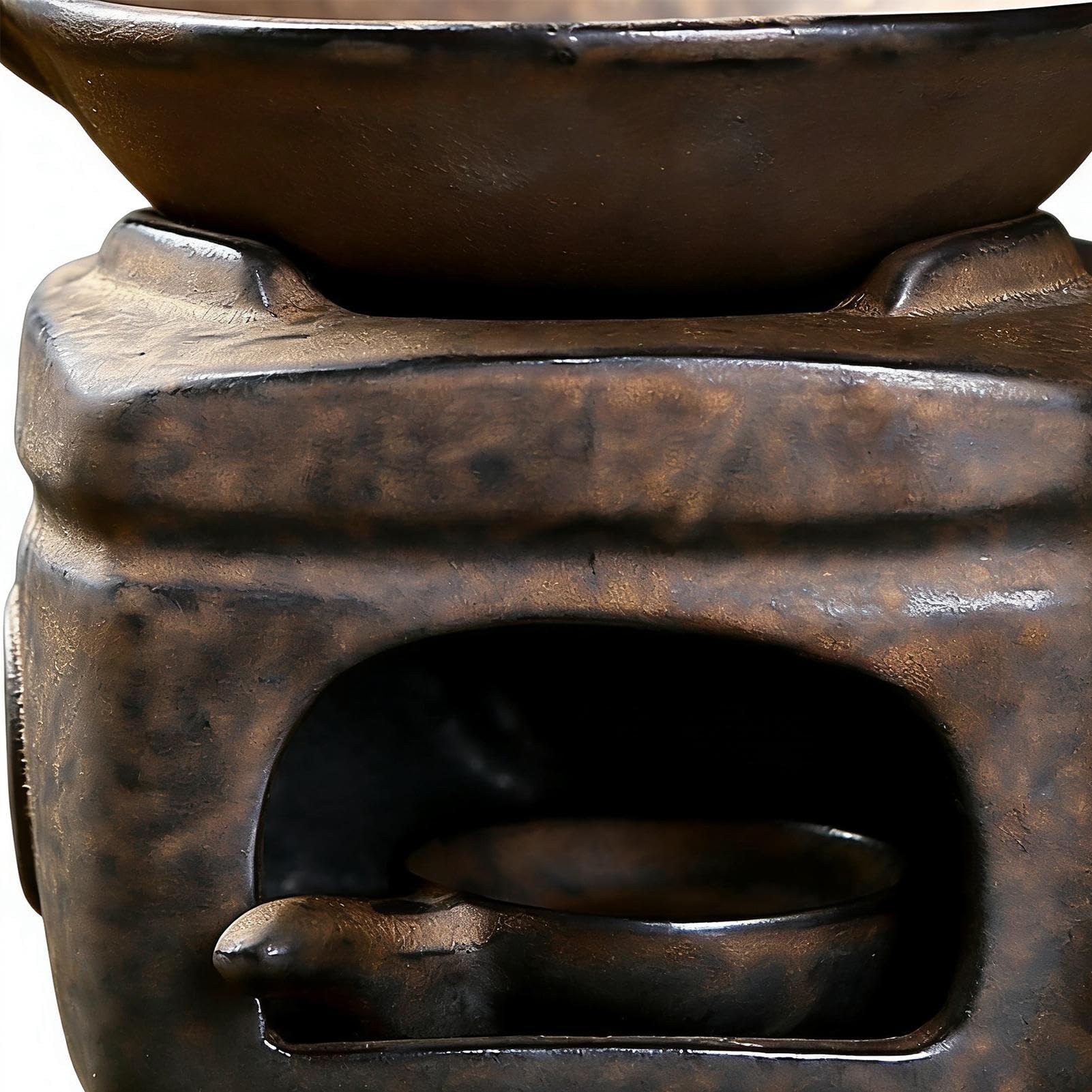 Fornello Aromaterapico Diffusore Di Aromi In mica Multifunzionale Con 2 | Kit Bruciatore Zen Ad Incenso E Per Sala Yoga, Casa, Ufficio, Scrivania, Camera Da , Meditazione