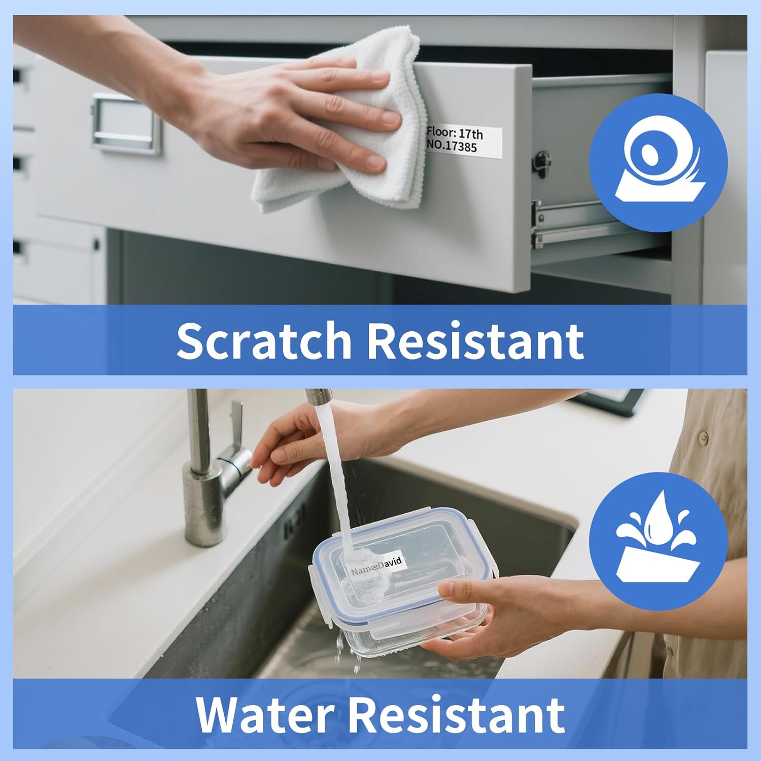 TZE-241 Tape 18mm Laminated White Replacement Compatible for Brother P-Touch TZe-241 3/4'' (0.70") Label Tape for Ptouch PTD400 PTD410 PT-D610BT PTD460BT Label Maker, 5 Pack - Image 3