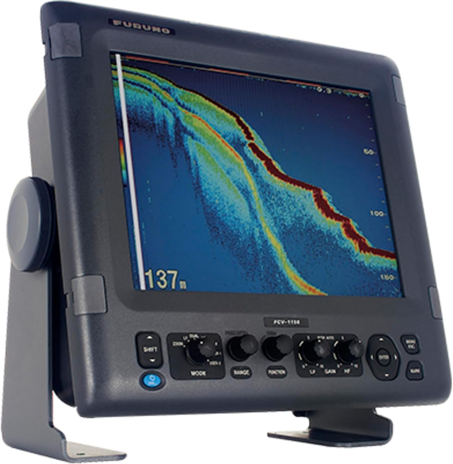 Furuno FCV1150 Color LCD 1/2/3KW Transmitter 28-200Khz Operating Frequency Fish Finder, 12"