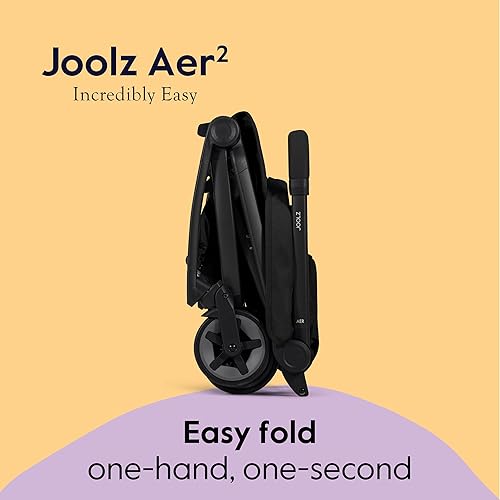 Miniatura 4 de Joolz Aer2 - Cochecito de viaje ligero para bebés y niños pequeños, cochecito plegable ultracompacto con una sola mano, asiento reclinable, toldo
