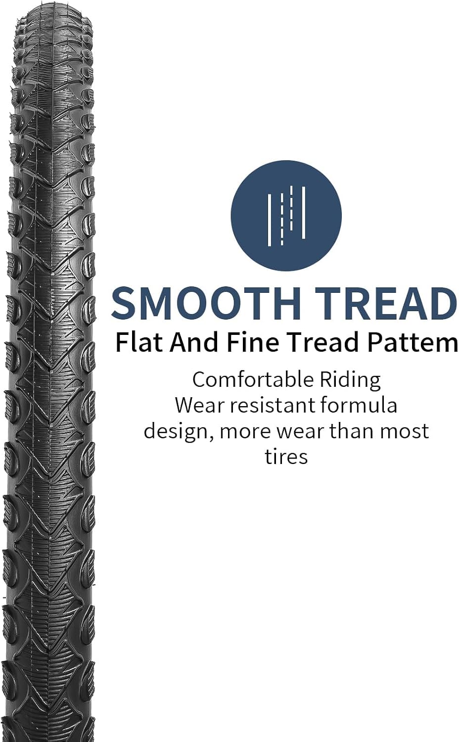 YUNSCM 2-PCS 700C Bike Tires 700x40C/40-622 Compatible with 700x38C 700x39C 700x40C 700x41C 700x42C Bike Bicycle Tires