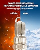 Vista 2 de PHILTOP BKR5E 7938 Bujías de Chispa para Ram 1500 1994-1997, Lancer 2009-2010, Range Rover Sport 2006-2009, Range Rover 2006-2009, Paquete de 4