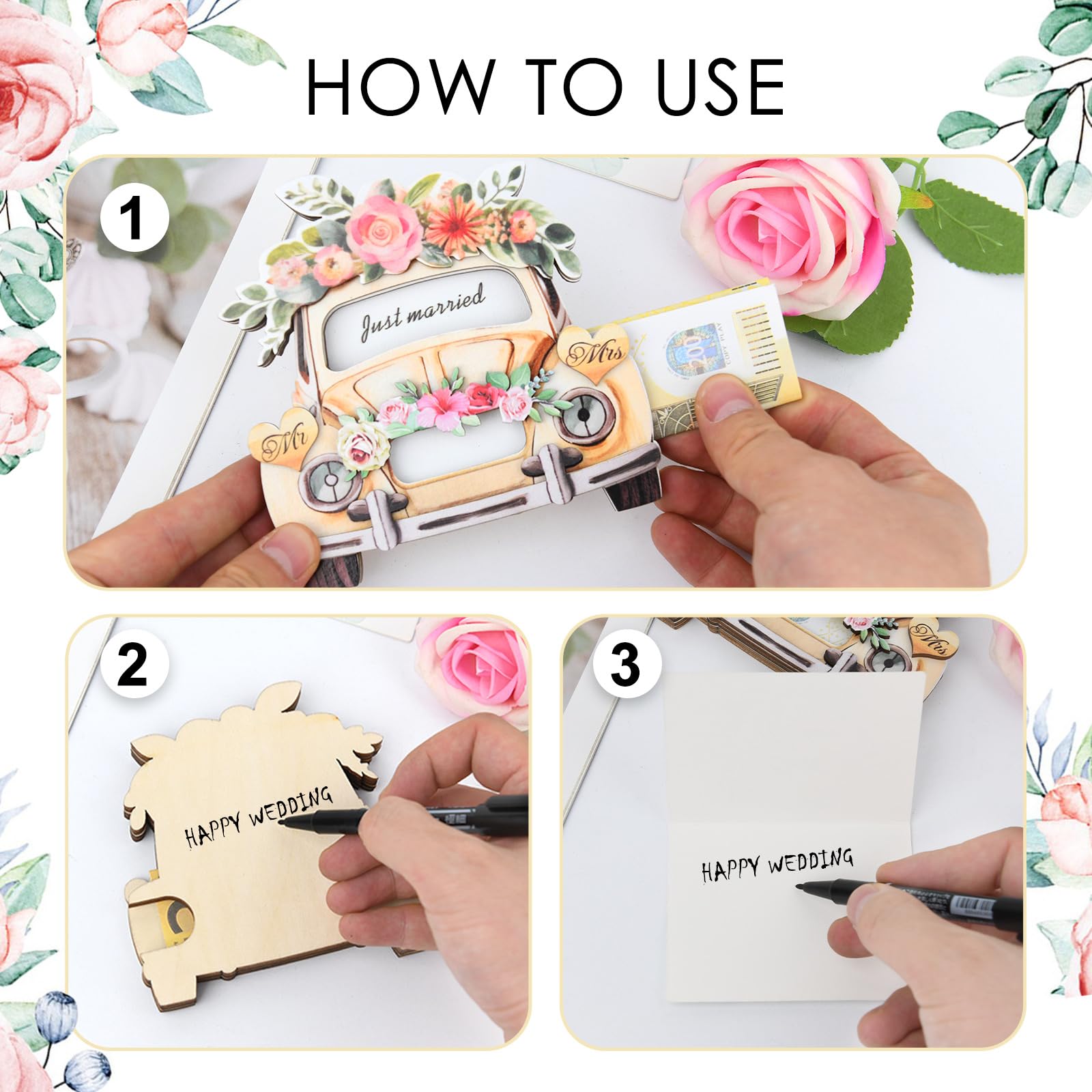 Hochzeitsgeschenk Geldbox Auto - Kreative Geldgeschenk Verpackung