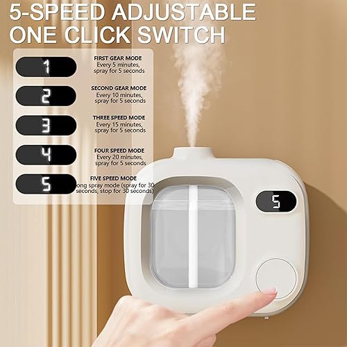 Miniatura 3 de Difusor inteligente de aromaterapia inalámbrico ultrasónico para el hogar, habitaciones grandes, baño, hotel, oficina, coche, inalámbrico, con 5