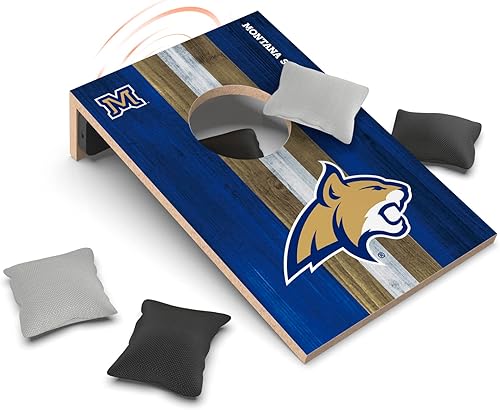 Vista 70 de SOAR Juego de Cornhole de mesa NCAA y altavoz Bluetooth