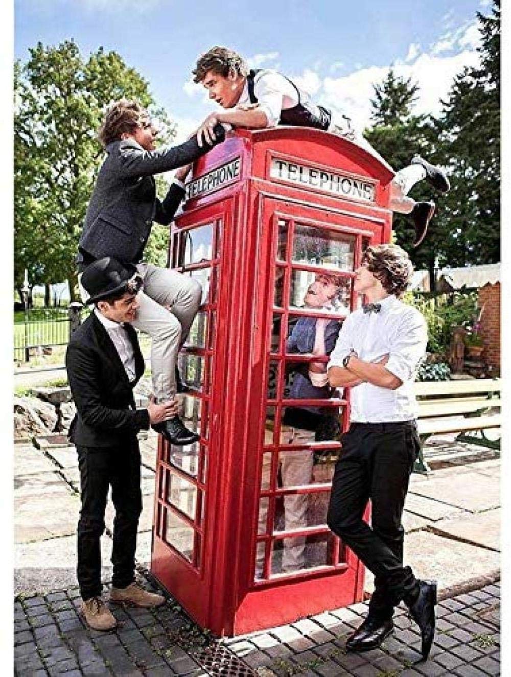 HBGLX 5D Diamond Painting One Direction – 40x50 Cm DIY Diamantbild, Komplett Set Mit Strasssteinen & Zubehör