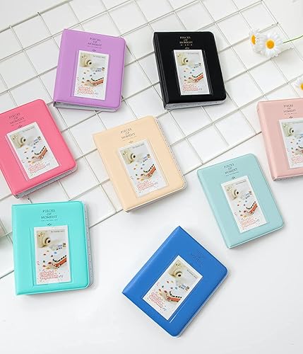 Miniatura 4 de Mini álbum de fotos, 2 unidades de 64 bolsillos para Fujifilm Mini 7s 8 8+ 9 25 26 50s 70 90, libro de fotos instantánea Goodsnetic Photo Book para