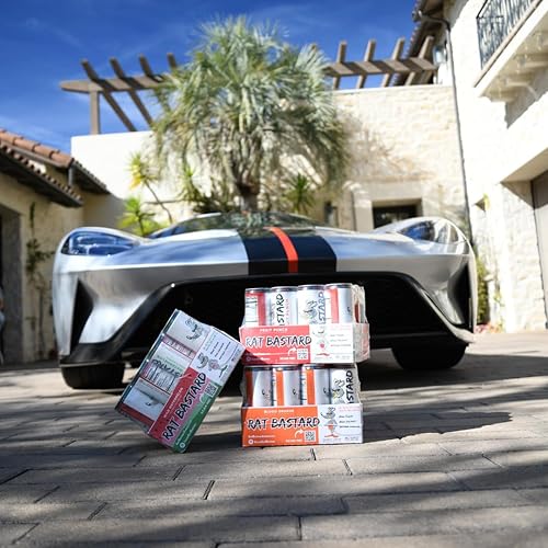 Miniatura 8 de RAT BASTARD Bebida energética - Bebida con cafeína sin azúcar, cafeína natural para aumentar la energía y la concentración, sabor a naranja sangre,