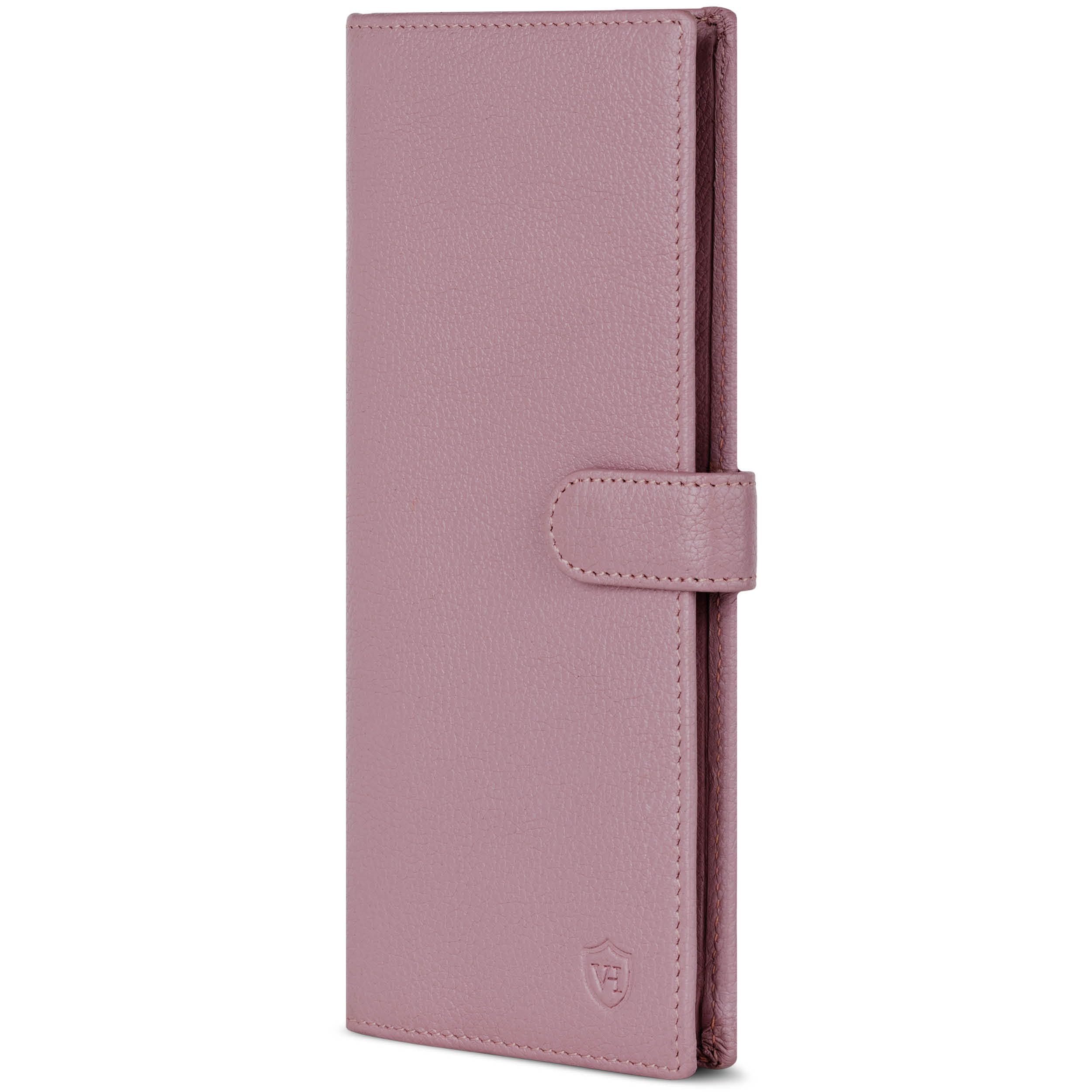 VON HEESEN Leder Geldbörse mit RFID-Schutz - Portemonnaie für Damen & Herren aus echtem Leder - Wallet mit Münzfach - Geldbeutel für Frauen und Männer