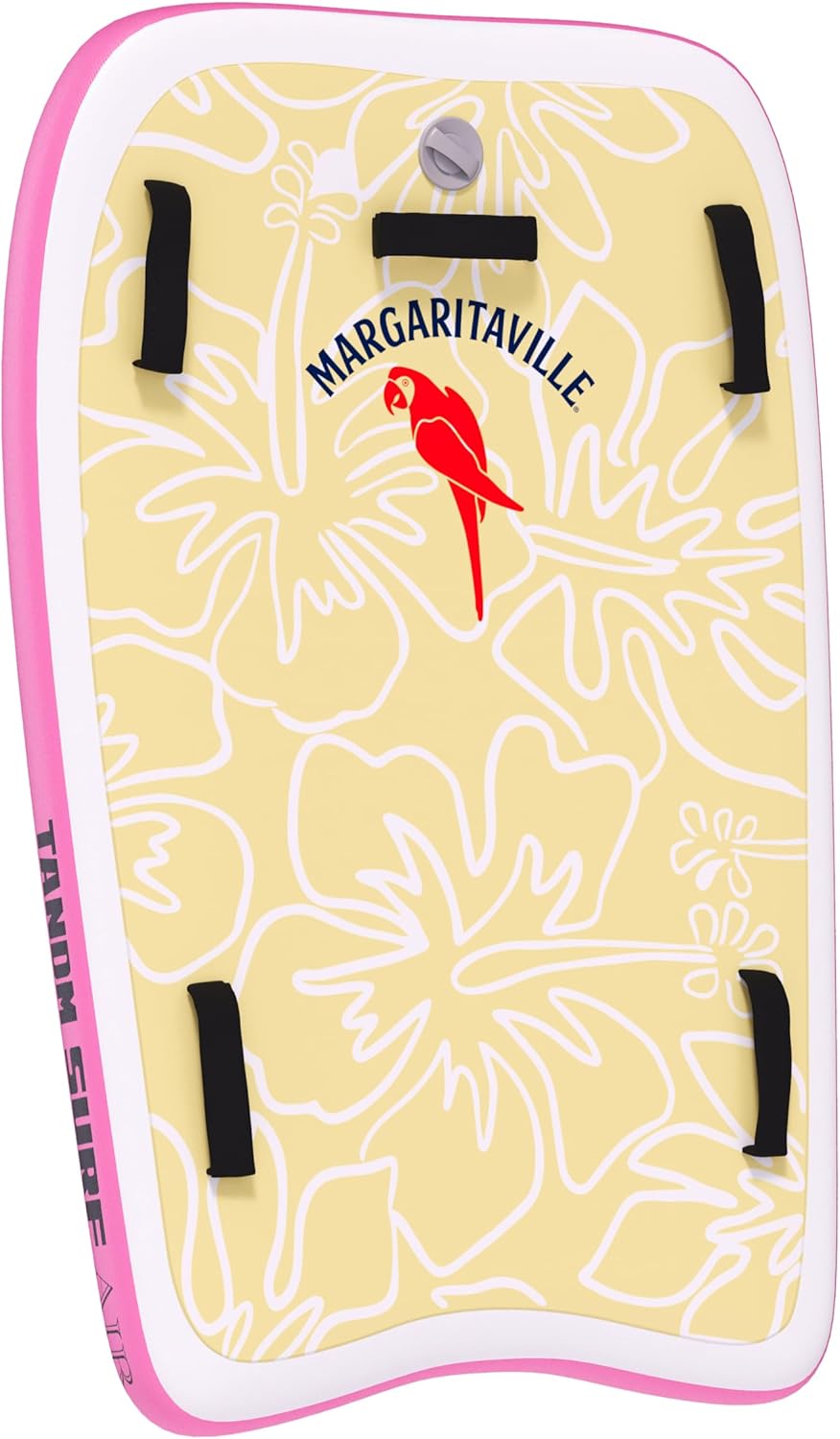 TANDM Surf Margaritaville Inflatable Tandem Bodyboard, Highly Durable Versatile - As Seen On Shark Tank – for 2 Riders - Accessories Included, Carrying Case, Pump and Maintenance Kit