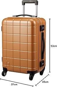 Amazon | [プロテカ] スーツケース 日本製 チェッカーフレーム