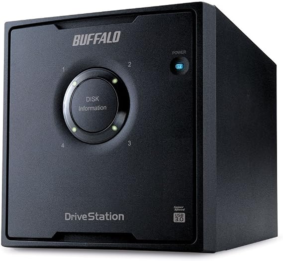 BUFFALO DriveStation Quad 4-Bay 16TB (4x4TB) TAA Desktop External Hard Drive USB 3.2