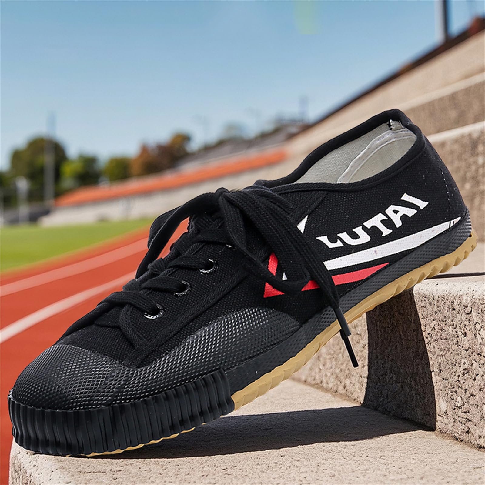 Zapatos De Artes Marciales, Hombres Mujeres Zapatillas De Deporte Descalzas Lona Tai Chi Kung Fu Zapatos para Correr