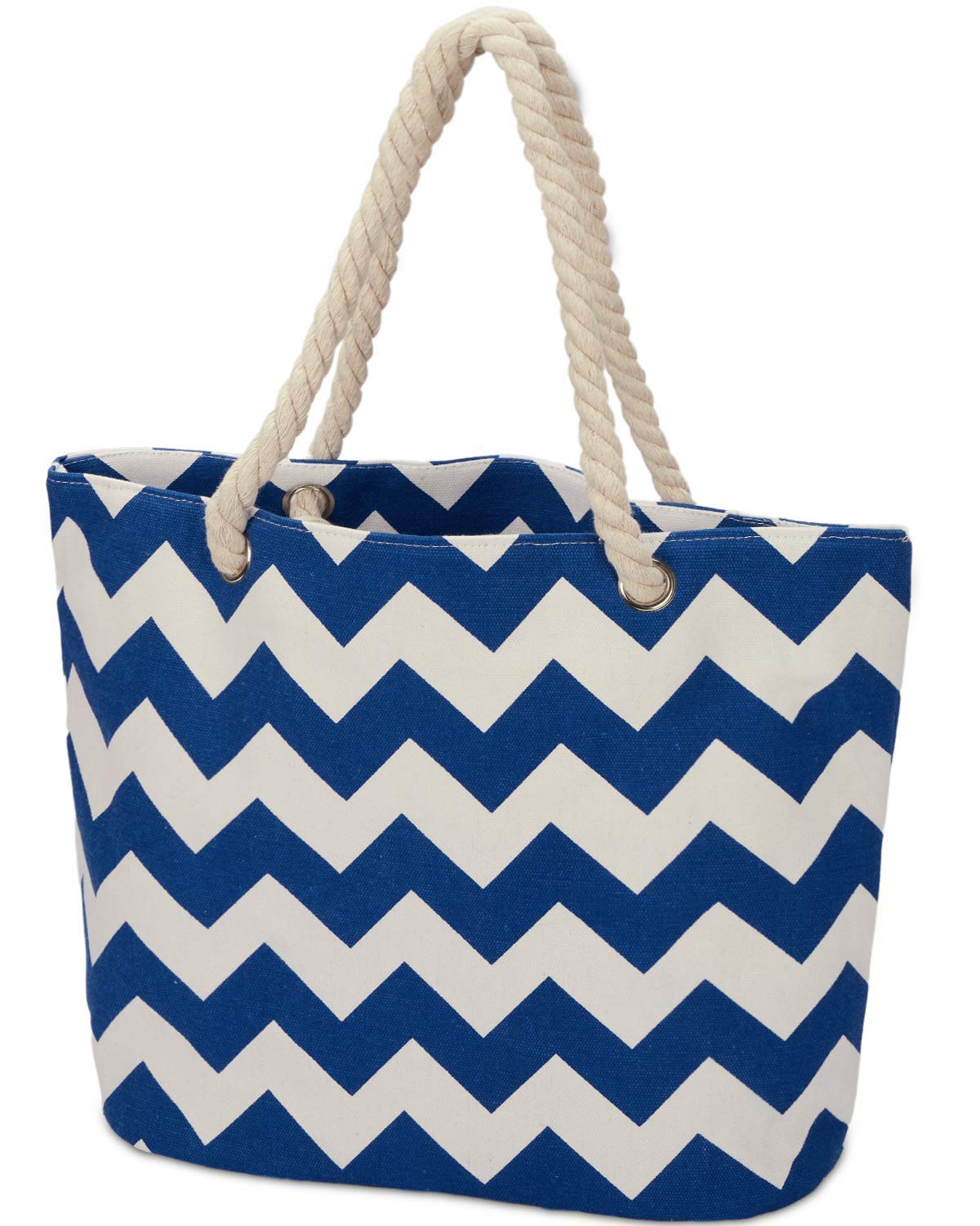 Beach Bag for Women Pool Bag Waterproof Beach Tote Bag with Zippers Summer Vacation