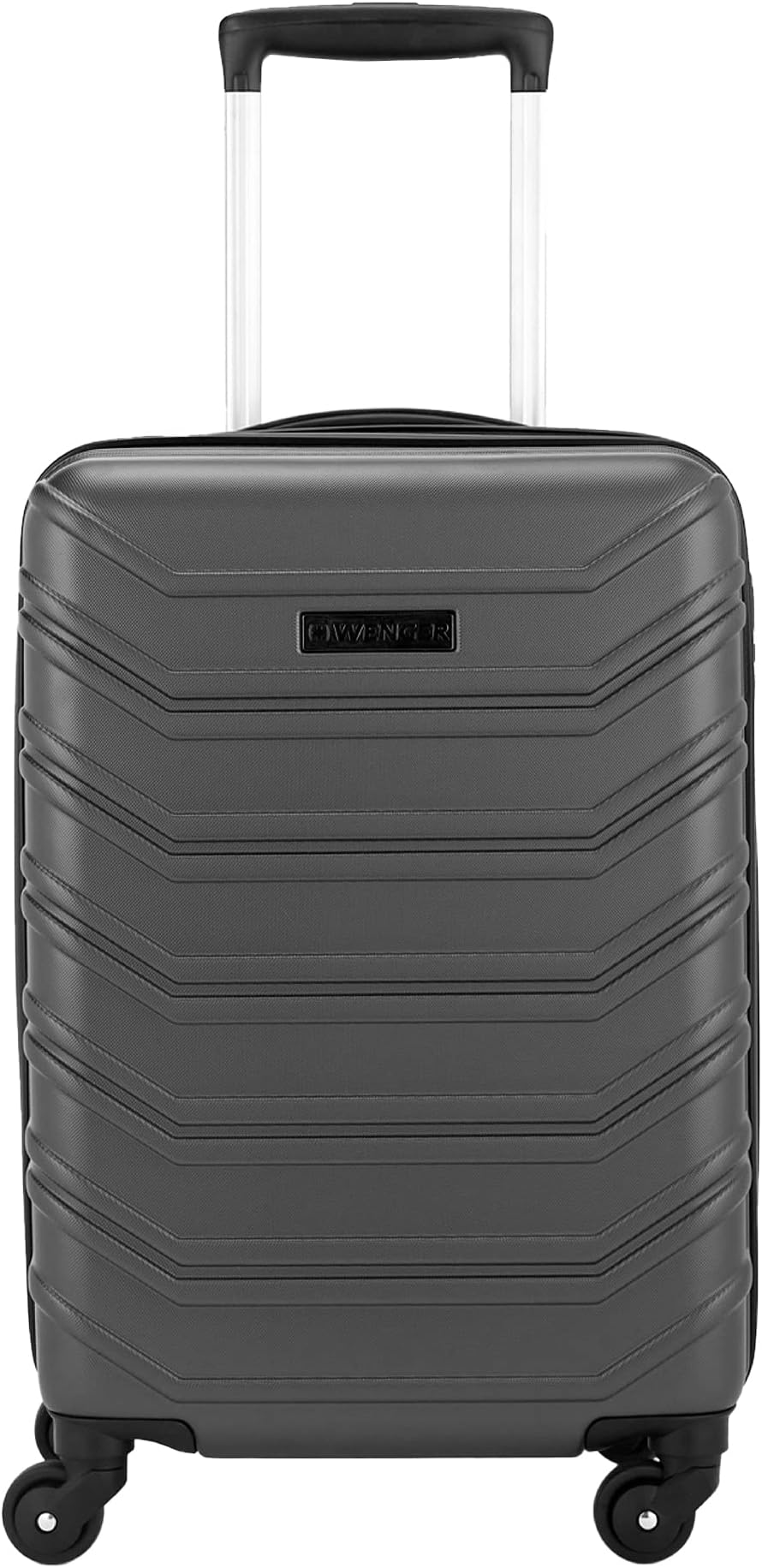 Vyte ABS Cabin Hard Side Suitcase, 38 litres, Black, Swiss Designed, 612649