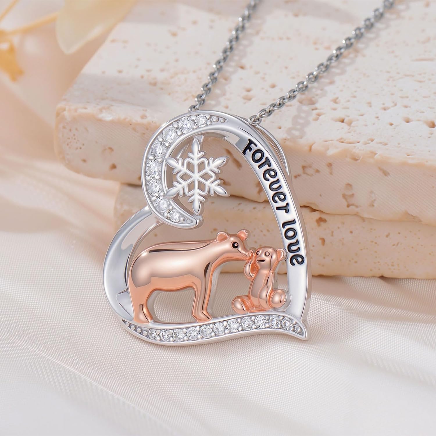 Cute Animal Necklace for Women 925 Sterling Silver Animal Pendant Jewelry Christmas Birthday Gifts for Daughter - Image 2