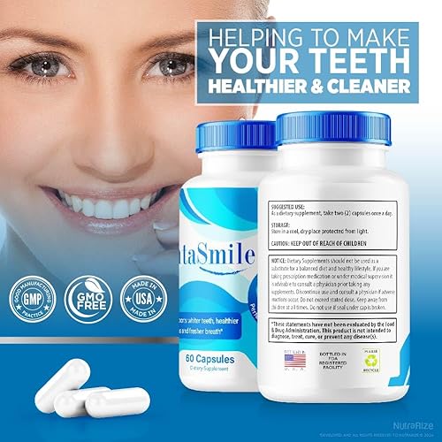 Miniatura 8 de Denta Smile Pro (3 unidades) - Fórmula oficial de salud bucal, cápsulas de salud dental DentaSmile Pro, píldoras premium Denta Smile Pro para