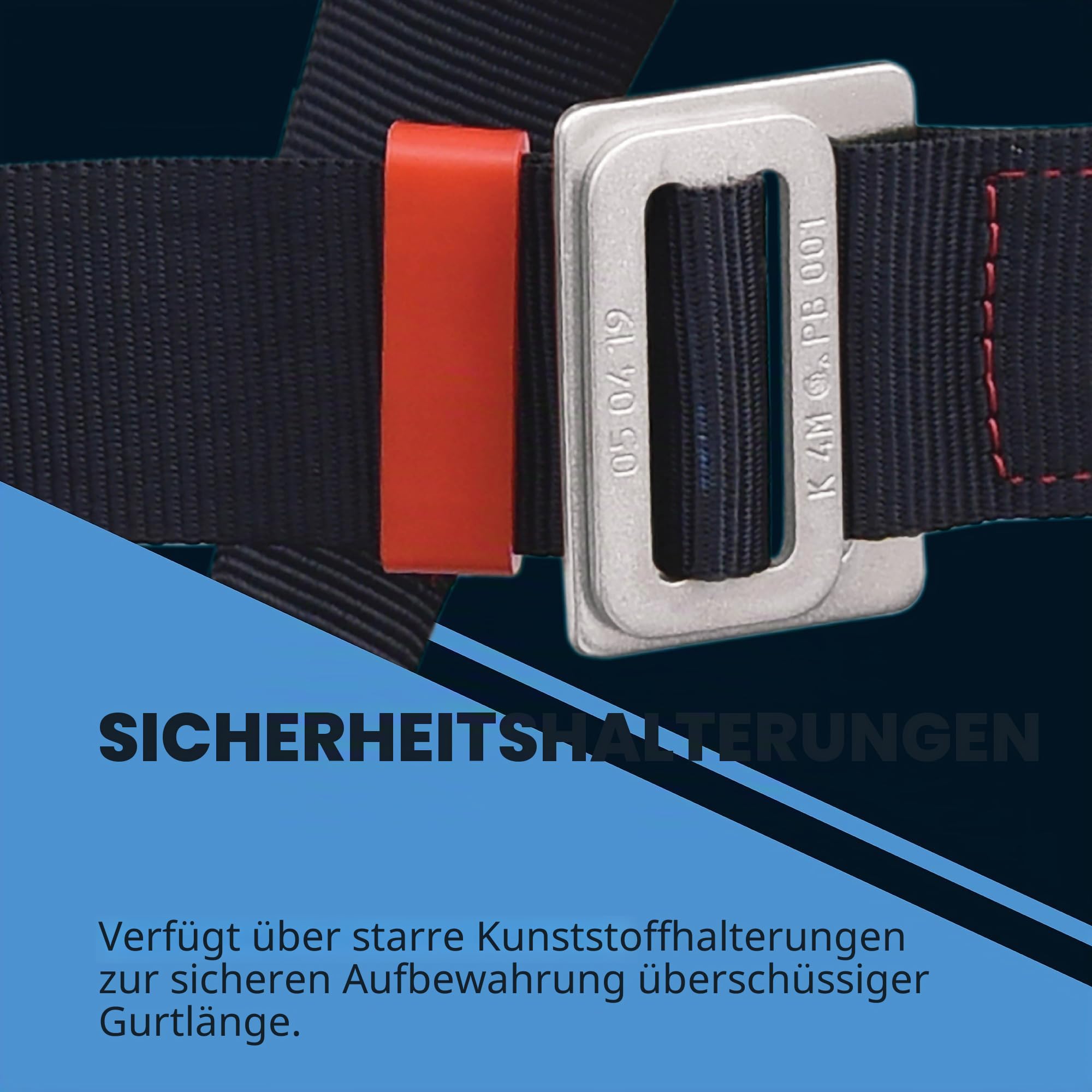 JSP SPARTAN Fallschutzset - Schwarz - Einheitsgröße - Höhensicherung - Auffanggurt und Verbindungsmittel - Für Gerüstbau, Dacharbeiten, Wartung und Höhenplattformen - EN 355 & EN 361