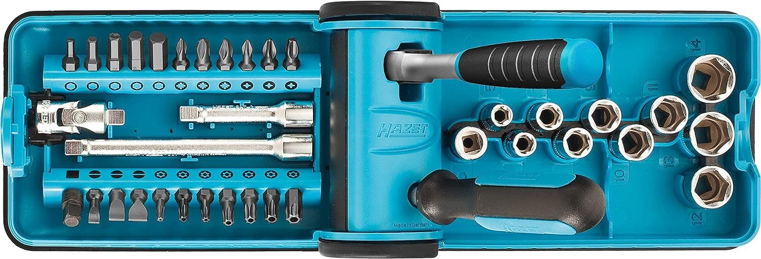 Hazel Tools HAZET 69-Piece Bit Set In SmartCase - Hex 1/4