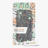 Vista 7 de kwmobile Funda compatible con Xiaomi Redmi Note 12S - Funda protectora delgada de TPU para teléfono - Acabado mate suave - Negro mate