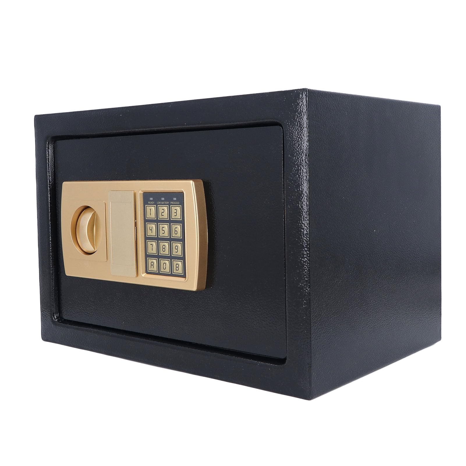 Aramox Coffre-fort de sécurité Numérique, Boîte d'économie d'argent en Acier 36 X 25 X 25 Cm avec Serrure à Clavier, clé 'urgence, Conception Portable pour la Maison, les Voyages, le Bureau, le