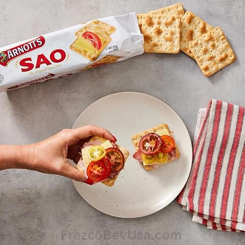 Miniatura 4 de Arnott's SAO Biscuit (paquete de 4 x 8.82 oz) The Original Since 1906 Full Size, un favorito de la familia durante generaciones