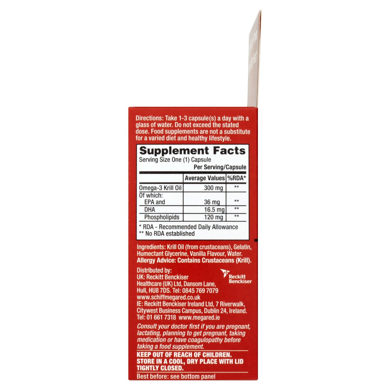 2 Packs Of MegaRed Krill Oil 60 Capsules = TOTAL 120 Capsules