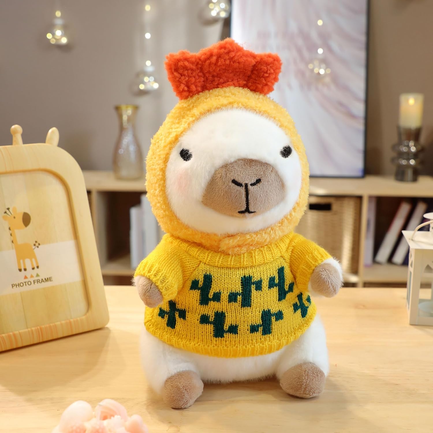 2 Capybara Plush with 12 pcs Clothes & Accessories, Dress Up Capybara Stuffed Animal Plush Toys, 10.2 in Cute Plushies for Girl/Boy Birthday