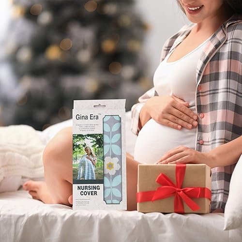 Miniatura 7 de Cubierta de lactancia para bebé, cubierta de alimentación infantil, cubierta de lactancia transpirable, cubierta de lactancia materna, 100% algodón