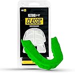2 Pack Nxtrnd Classic Mouthguard, Custom Fit Sports Mouthpiece for Football, Boxing, MMA, Basketball, Hockey, Lacrosse, Youth & Adult (Green)