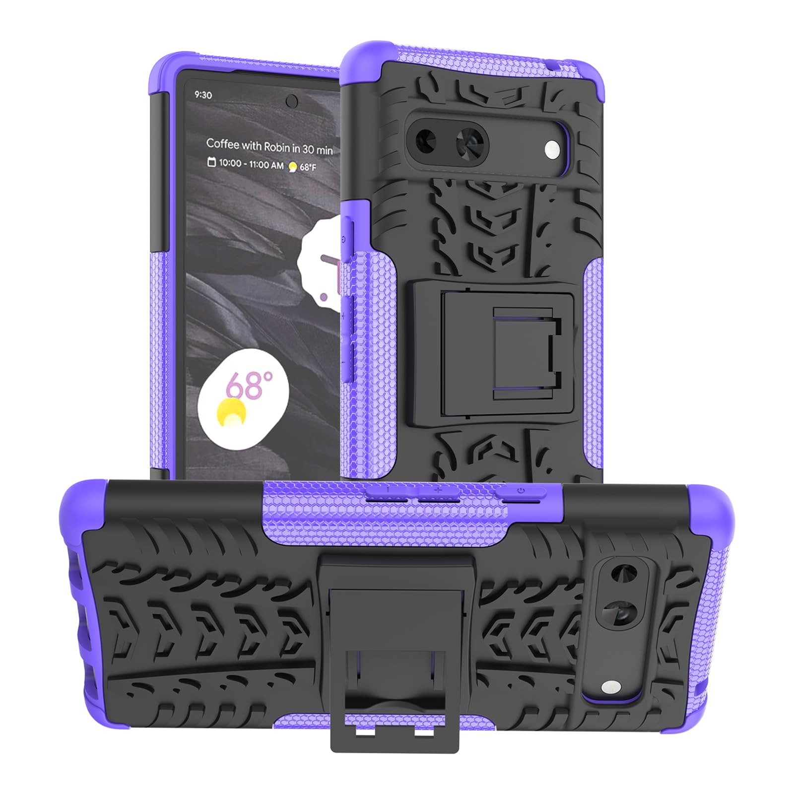 Cadorabo Cover Sottile In Silicone TPU Per Google Pixel 2 XL, Effetto Metallizzato Grigio, Antiurto E Antigraffio, Bordo Rialzato - 2