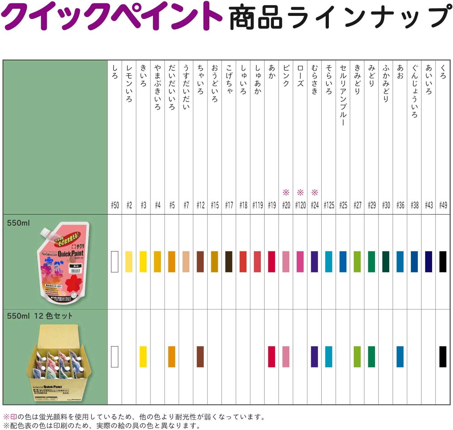 Sakura Craypas ETQW550#49 Acrylic Poster Color, Quick Paint, Black