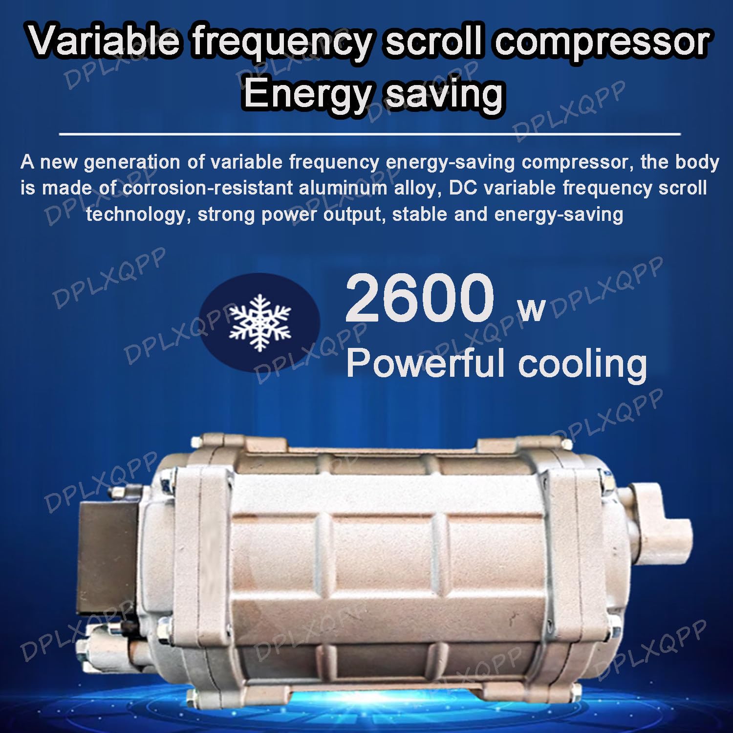 Condizionatore d'aria di parcheggio a frequenza variabile, sistema di raffreddamento a doppia ventola da 24 V per camper, camper, pale oscillanti automatiche a risparmio energetico, montaggio sul