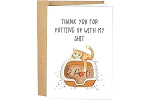 Humorous Cat Dad Fathers Day Card