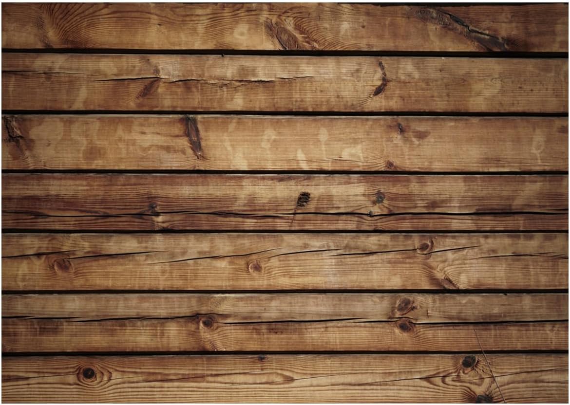 10X8FT Wood Backdrops Old Vintage Battered Wooden Board Backdrop Seamless Brown Wood Photo Backdrop Photography Studio Photo Background DH-261